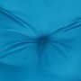 Cojines de banco de jardín 2 uds azul claro 200x50x7 cm