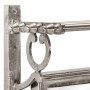 Soporte de equipaje con perchas de pared aluminio