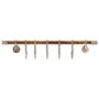 Perchero de pared aluminio 75x15 cm