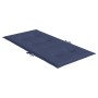 Cojines para silla con respaldo bajo 4 uds tela azul marino