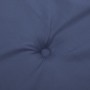 Cojines para muebles palets 4 uds tela azul marino 40x40x3 cm