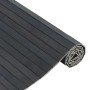 Alfombra rectangular bambú gris 70x200 cm