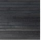 Alfombra rectangular bambú gris 70x200 cm