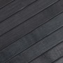 Alfombra rectangular bambú gris 70x200 cm