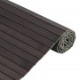 Alfombra rectangular bambú marrón oscuro 70x300 cm