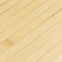 Alfombra rectangular bambú color natural claro 80x300 cm