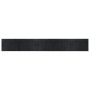 Alfombra rectangular bambú negro 70x500 cm