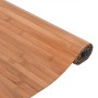 Alfombra rectangular bambú color natural 80x100 cm