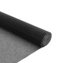Alfombra rectangular bambú negro 80x200 cm