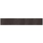 Alfombra rectangular bambú marrón oscuro 80x500 cm