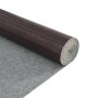 Alfombra rectangular bambú marrón oscuro 80x500 cm
