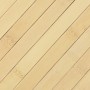Alfombra rectangular bambú color natural claro 100x300 cm