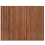 Alfombra rectangular bambú marrón 80x100 cm