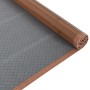 Alfombra rectangular bambú marrón 80x100 cm