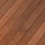 Alfombra rectangular bambú marrón 80x100 cm