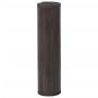 Alfombra rectangular bambú marrón oscuro 70x500 cm