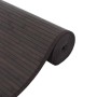 Alfombra rectangular bambú marrón oscuro 70x500 cm