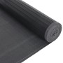 Alfombra rectangular bambú gris 80x300 cm