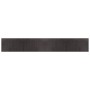 Alfombra rectangular bambú marrón oscuro 60x400 cm