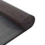 Alfombra rectangular bambú marrón oscuro 60x400 cm