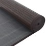 Alfombra rectangular bambú marrón oscuro 80x1000 cm