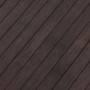 Alfombra rectangular bambú marrón oscuro 80x1000 cm
