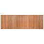 Alfombra rectangular bambú color natural 100x300 cm