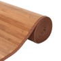 Alfombra rectangular bambú color natural 100x300 cm