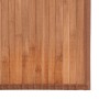 Alfombra rectangular bambú color natural 100x300 cm