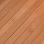 Alfombra rectangular bambú color natural 100x300 cm