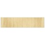 Alfombra rectangular bambú color natural claro 70x300 cm