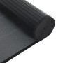 Alfombra rectangular bambú negro 60x1000 cm