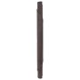 Alfombra redonda bambú marrón oscuro 60 cm