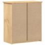 Cómoda cajonera Corona madera maciza de pino 80x40x89 cm