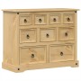 Cómoda cajonera Corona madera maciza de pino 103x46x83 cm