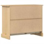 Cómoda cajonera Corona madera maciza de pino 103x46x83 cm