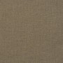 Cojines silla respaldo alto 2 uds tela taupe melange 120x50x4cm