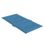 Cojines silla respaldo bajo 2 ud tela azul melange 100x50x4 cm