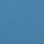 Cojines silla respaldo bajo 2 ud tela azul melange 100x50x4 cm