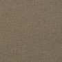 Cojines silla respaldo bajo 2 ud tela taupe melange 100x50x4 cm