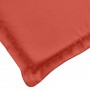 Cojín para banco de jardín tela rojo melange 150x50x7 cm