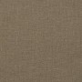 Cojín para banco de jardín tela gris taupe melange 120x50x7 cm