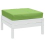 Cojín para sofá de palets tela verde melange 60x60x10 cm