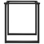 Patas de mesa de comedor estructura O acero 60x60x73 cm