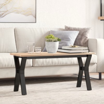 Patas de mesa de centro estructura Y acero 90x30x43 cm