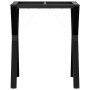 Patas de mesa de comedor estructura Y acero 60x60x73 cm
