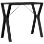 Patas de mesa de comedor estructura Y acero 80x40x73 cm