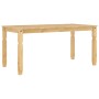 Mesa de comedor Corona madera maciza de pino 160x80x75 cm