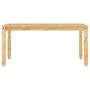 Mesa de comedor Corona madera maciza de pino 160x80x75 cm