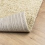 Alfombra peluda de pelo largo moderna PAMPLONA dorado 100x200cm